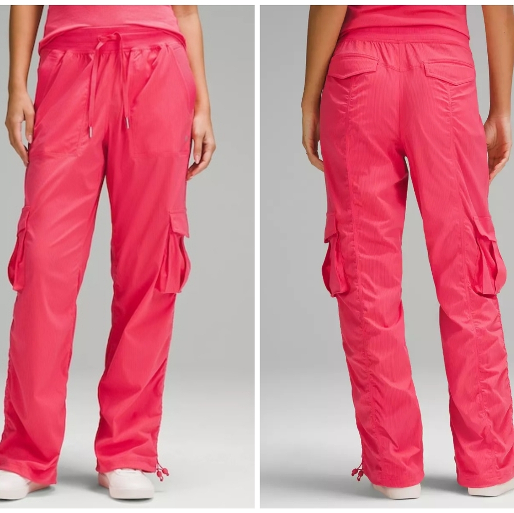 lululemon athletica Pink Cargo Track Pants